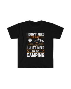 T-Shirt Camping Therapy Unisex