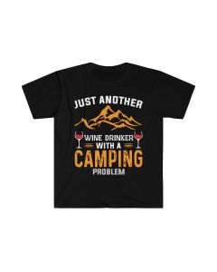 T-Shirt Camping Wein Unisex